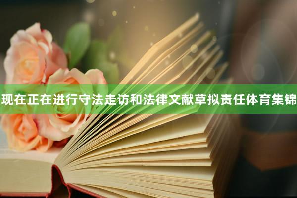 现在正在进行守法走访和法律文献草拟责任体育集锦