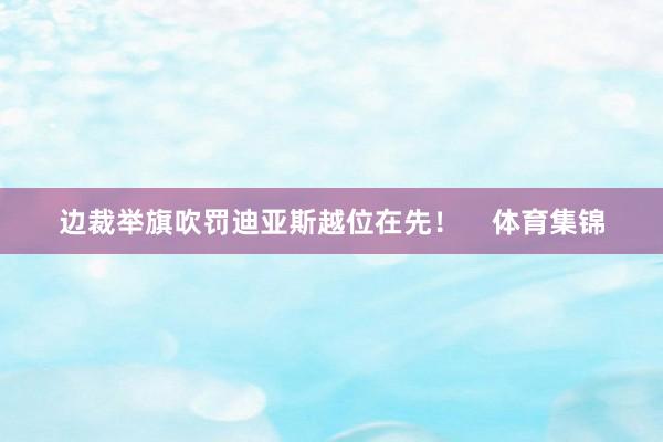 边裁举旗吹罚迪亚斯越位在先！    体育集锦