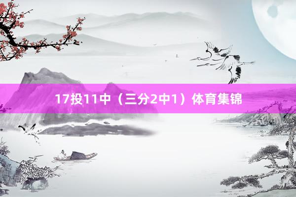 17投11中（三分2中1）体育集锦