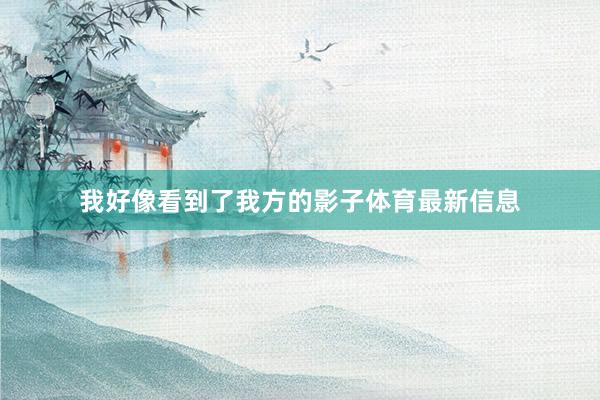 我好像看到了我方的影子体育最新信息