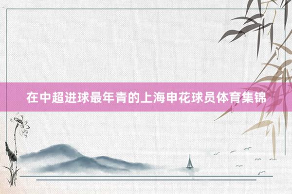 在中超进球最年青的上海申花球员体育集锦