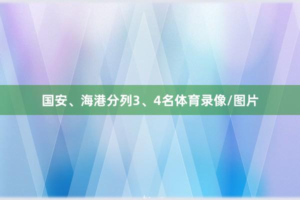 国安、海港分列3、4名体育录像/图片
