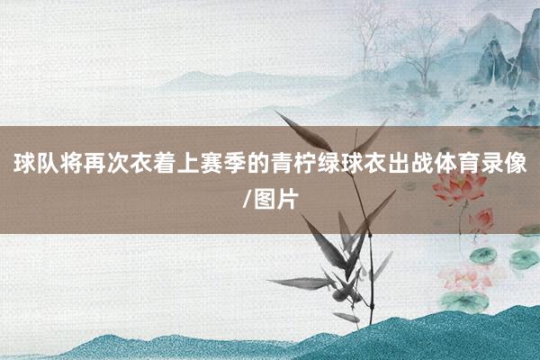 球队将再次衣着上赛季的青柠绿球衣出战体育录像/图片