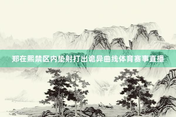 郑在熙禁区内垫射打出诡异曲线体育赛事直播