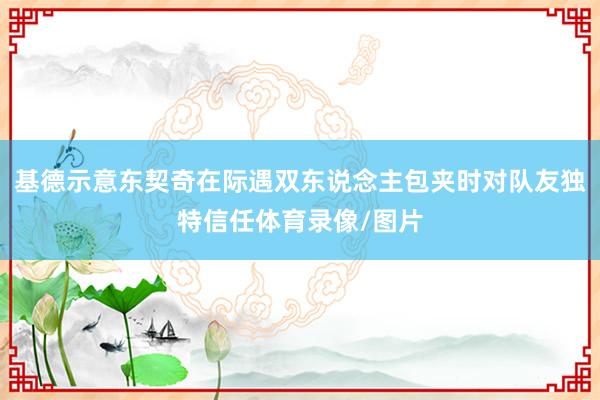 基德示意东契奇在际遇双东说念主包夹时对队友独特信任体育录像/图片