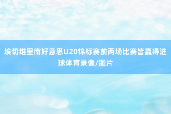 埃切维里南好意思U20锦标赛前两场比赛皆赢得进球体育录像/图片